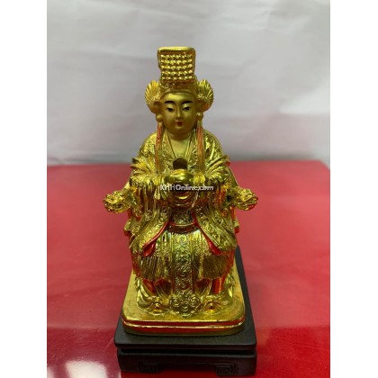 4寸全金妈祖